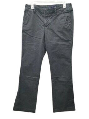 ❤️3/$12 Gap Stretch Straight Leg Black Pants Womens 6